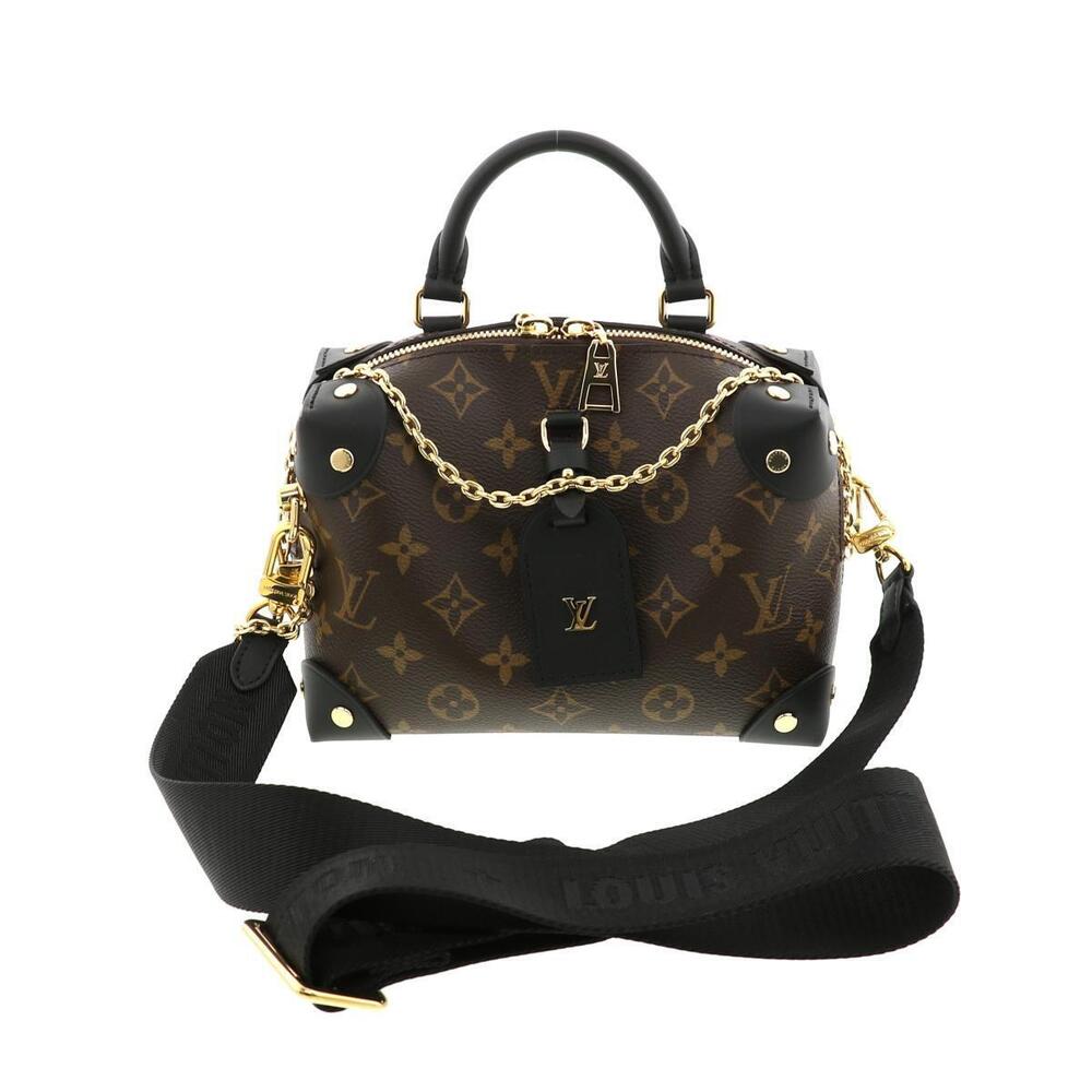 LOUIS VUITTON Malle Souple Handbag Monogram Black Noir Black